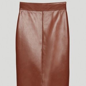 Aritzia Vegan Leather pencil skirt